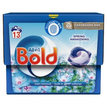 Bold All-in-1 PODS® Washing Liquid Capsules 13 Washes, Spring Awakening
