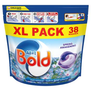 Bold All-in-1 PODS® Washing Liquid Capsules 38 Washes, Spring Awakening