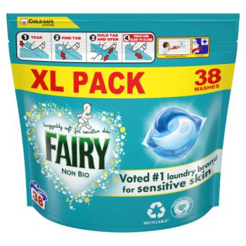 Fairy Non Bio PODS® Washing Liquid Capsules 38 Washes