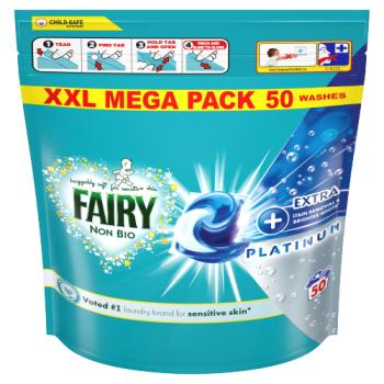 Fairy Non Bio PODS® Washing Liquid Capsules 100 Washes , Platinum