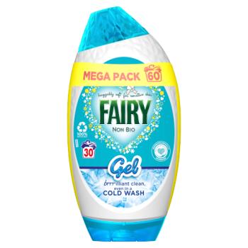 Fairy Non Bio Washing Liquid Gel 60 Washes, 2.1L, Original