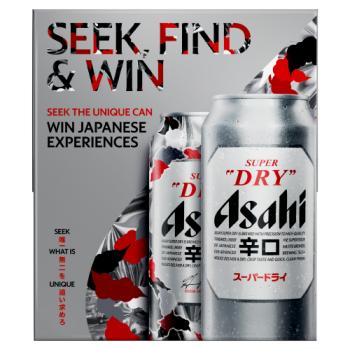 Asahi Super Dry Beer 4 x 440ml