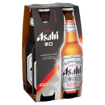 Asahi Super Dry Beer 4 x 330ml