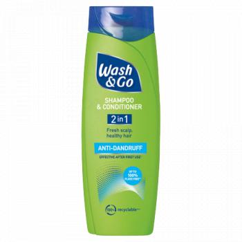 Wash & Go 2 in 1 Shampoo & Conditioner Anti-Dandruff 200ml