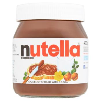 Nutella Hazelnut and Chocolate Spread Jar 400g