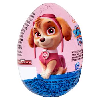 Paw Patrol Milk Chocolate Surprise Egg with Toy 20g
