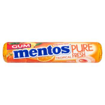 Mentos Gum Tropical Roll