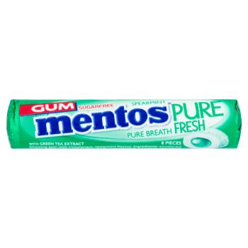 Mentos Gum Sgl Spearmint