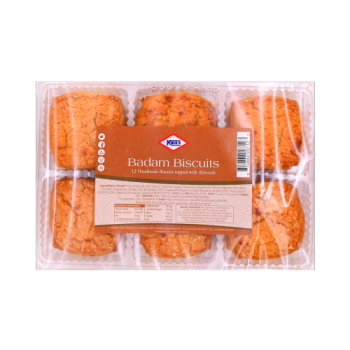 KCB Badam Biscuits Topped with Almonds 12s 
