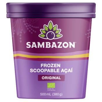 Sambazon Frozen Scoopable Açaí Original 380g