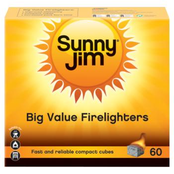 Sunny Jim 60 Big Value Firelighters