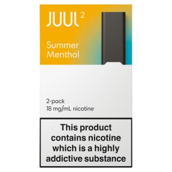 JUUL2 Pods Summer Menthol (Pack of 2) 18mg/ml Nicotine Content