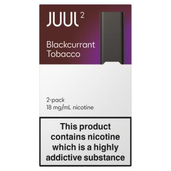 JUUL2 Pods Blackcurrant Tobacco 2 Pack 18 mg/mL Nicotine
