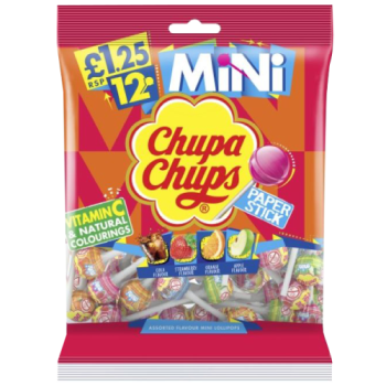 Chupa Chups 12 Assorted Flavour Mini Lollipops 72g PM £1.25 