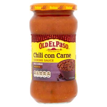 Old El Paso Cooking Sauce For Chili Con Carne Chili & Bean 345g