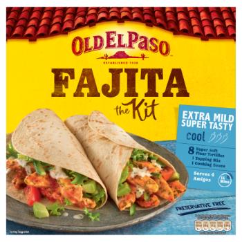 Old El Paso Extra Mild Fajita Kit 476g