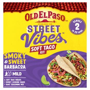Old El Paso Soft Taco Street Vibes Kit Barbacoa 255g