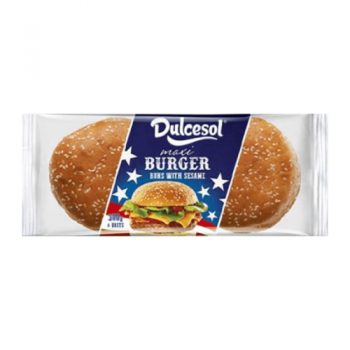 Dulcesol Maxi Burger Buns With Sesame 4pk