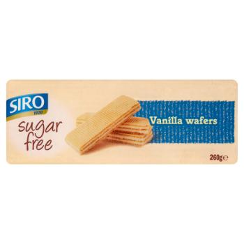 Siro Sugar Free Vanilla Wafers 260g