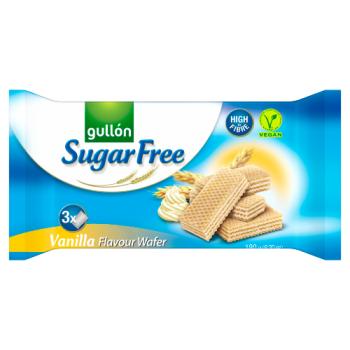Gullón Sugar Free Vanilla Flavour Wafer 3 x 60g (180g)