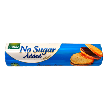 Gullon Chocolate Cream Biscuits No Sugar Added 250g 