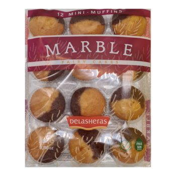 Delasheras Mini Muffins Marble Fairy Cakes 12s 