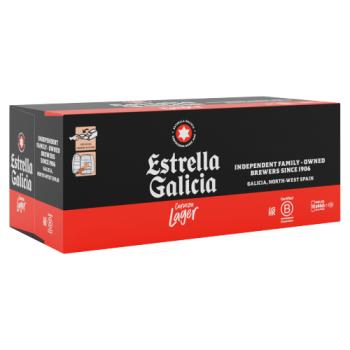 Estrella Galicia Cerveza Lager 10 x 44cl