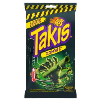 Takis Limited Edition Zombie Seasoned Habanero Chilli Cucumber and Lime Flavour Fried Corn Snack100g
