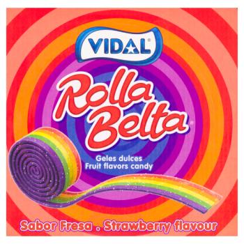 Vidal Rolla Belta 24 Strawberry Fruit Flavours Candy