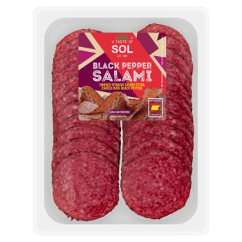 A Taste of Sol Black Pepper Salami 100g