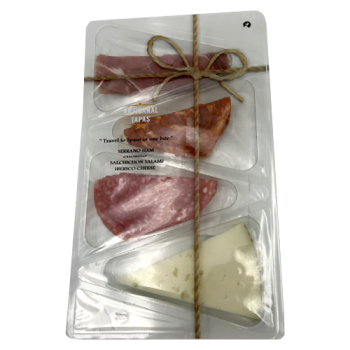 Artisanal Tapas Selection with Serrano Ham, Chorizo, Salchichon Salami & Iberico Cheese 