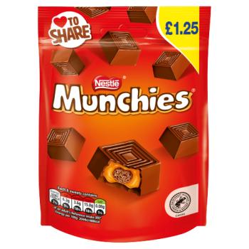 Munchies Milk Chocolate & Caramel Sharing Bag 81g PMP £1.25