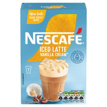 Nescafe Iced Latte Vanilla Cream 7 x 15g (105g)