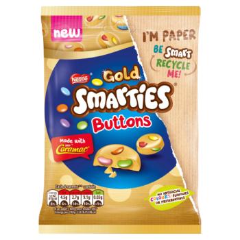 Smarties Buttons Gold