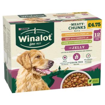 Winalot Meaty Chunks in Jelly 12 x 100g (1.2kg)