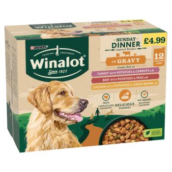 Winalot Sunday Dinner in Gravy 12 x 100g (1200g)