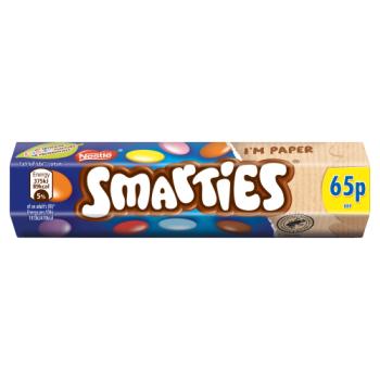 Smarties Milk Chocolate Tube 38g PMP 65p