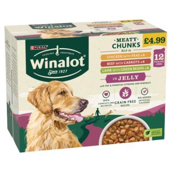 Winalot Meaty Chunks in Jelly 12 x 100g (1.2kg)