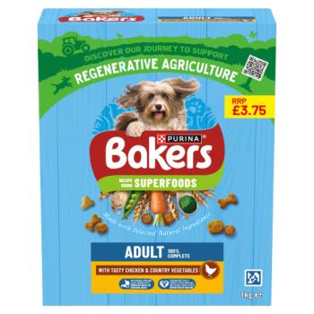 BAKERS Superfoods Chicken with Vegetables Dry Dog Food 1kg PMP