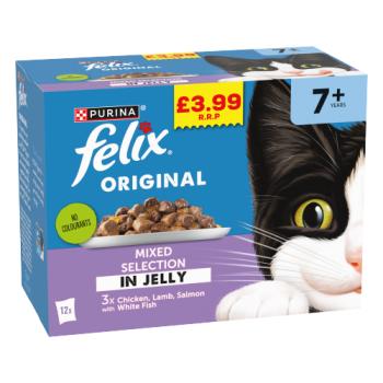 Felix Original Mixed Selection in Jelly 7+ years 12 x 85g (1.02kg)