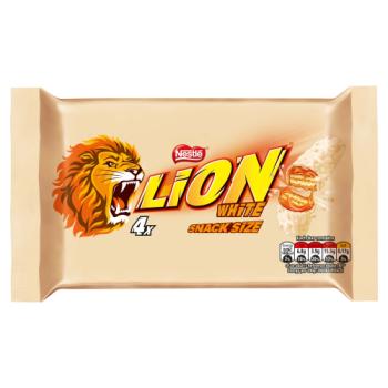 Lion White Snack Size 4 x 30g (120g)