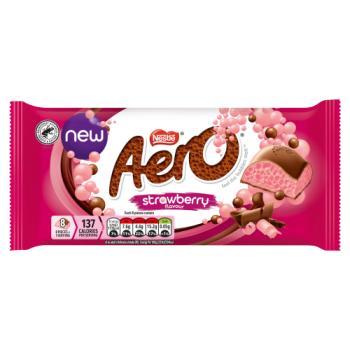 Aero Strawberry Flavour 90g