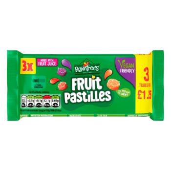 Rowntree's Fruit Pastilles 3 x 41g (123g)