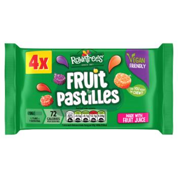 Rowntree's Fruit Pastilles 4 x 41g (164g)