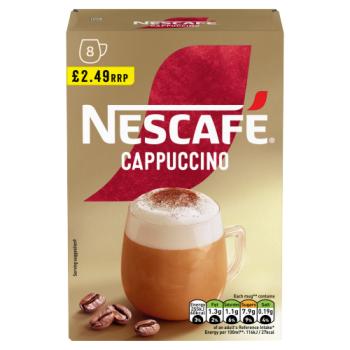 Nescafe Cappuccino 8 x 15.5g (124g)
