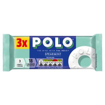 Polo Spearmint Tube 3 x 34g (102g)