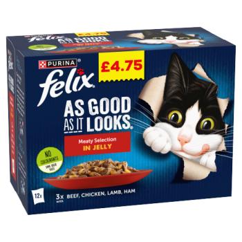 Felix Meaty Selection in Jelly 12 x 100g (1.2kg)