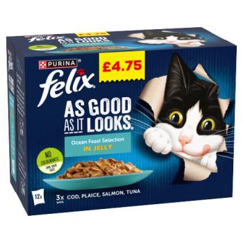 Felix Ocean Feast Selection in Jelly 12 x 100g (1.2kg)