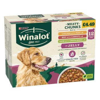 Winalot Meaty Chunks in Jelly 12 x 100g (1.2kg)
