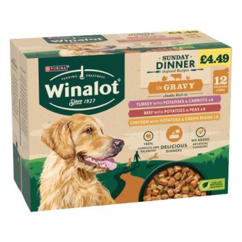 Winalot Sunday Dinner in Gravy 12 x 100g (1.2kg)